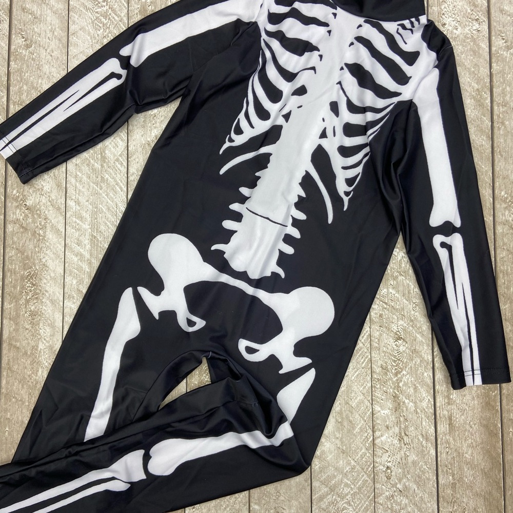 NWOT Black and White Skeleton Jumpsuit